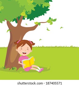 Sitting Under Tree Stock Vectors, Images & Vector Art | Shutterstock