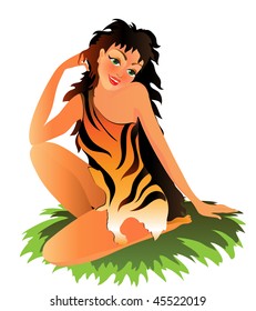 girl in the Panther's Skin