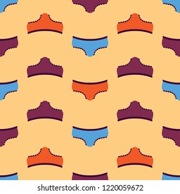 girl panties repeat pattern  