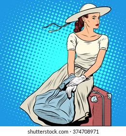 The girl passenger Luggage