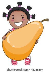 Chica con piste - Vector