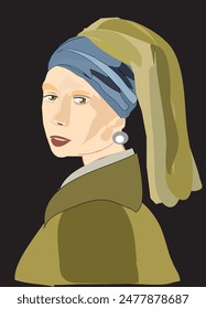 Girl with a Pearl Earring can be used in t-shirts, bags and ceramic works.