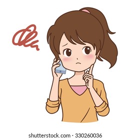 girl phone