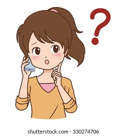 girl phone