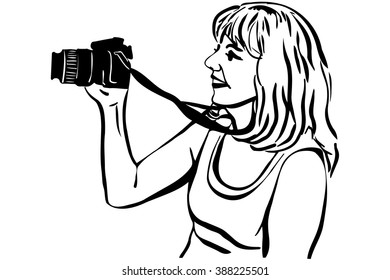  girl photographer photographing