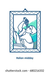 Italian midday картина