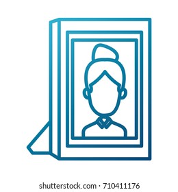 Girl picture frame