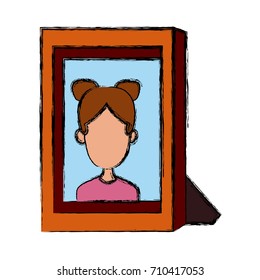 girl picture frame