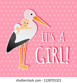 Cute Flamingo Slogan Print Vector T Stock Vector (Royalty Free) 1069849439