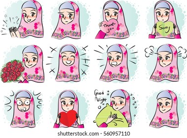 girl with pink scarf