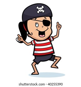 Girl Pirate Dancing