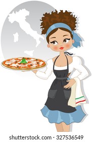 Girl with Pizza
