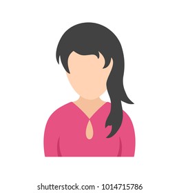 Girl with Ponytail