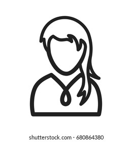 Girl with Ponytail