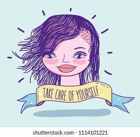 Girl power cartoon