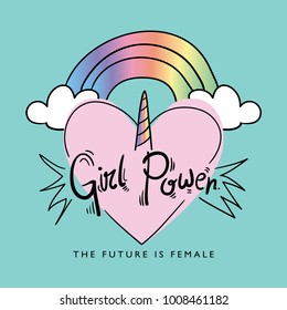Girl power concept / Vector illustration design