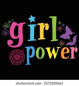 

Girl Power Women’s Day T-Shirt Design 