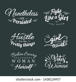 Girl Power Motivational quotes / Inspirational saying lettering for cricut craft, supplies tools, Art and Collectibles 