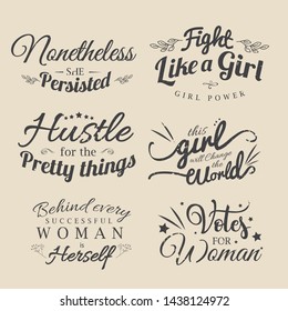 Girl Power Motivational quotes / Inspirational saying lettering for cricut craft, supplies tools, Art and Collectibles 