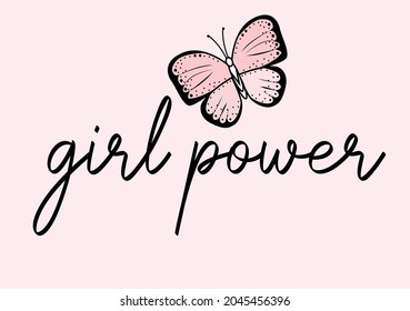 girl power positive quote flower design margarita 
mariposa
stationery,mug,t shirt,phone case fashion slogan  style spring summer sticker and etc Tawny Orange Monarch Butterflyr