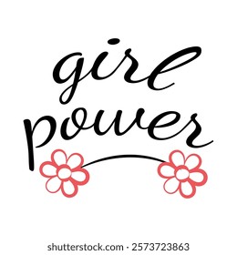 girl power typography t shirt design, motivational typography t shirt design, inspirational quotes t-shirt design, streetwear t shirt design