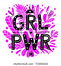 Girl Power vector illustration