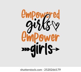Girl Power Vector T-shirt Design, Quotes Cut Files for Cricut Silhouette