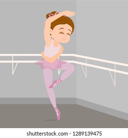 girl practicing ballet