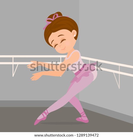 girl practicing ballet