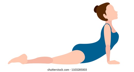 Girl practicing yoga