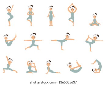 girl practicing yoga