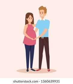 girl pregnant and boy couple together