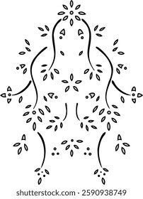girl print pink flower liliy rose embroidery line art vector brush girl print woman floral flower cordone embroidery lace bow ribbon 