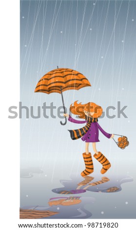 Girl in the Rain