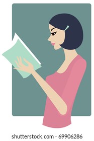 Girl reading