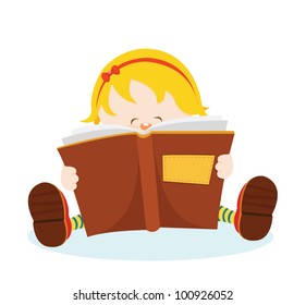Girl Reading Book