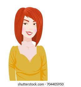 Girl redhead