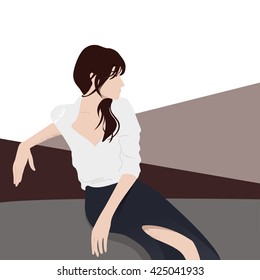 Girl in relax
