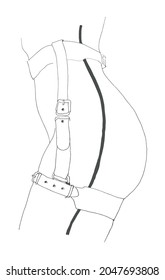 girl rider illustration pen fashion