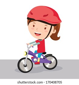 Girl Riding Bike