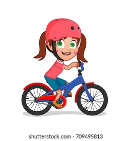 Girl Riding Bike