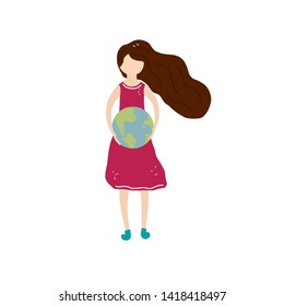 girl save the earth problem