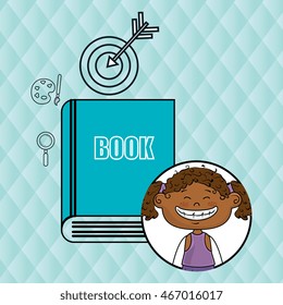 girl school creative vector illustration graphic eps 10