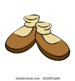 Girl shoes cartoon