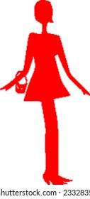 Girl silhouette