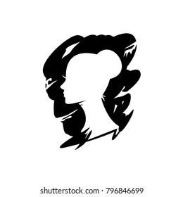 Girl Silhouette Logo