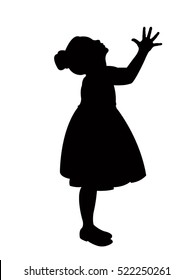 a girl silhouette vector 