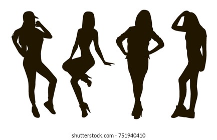 Girl Silhouettes