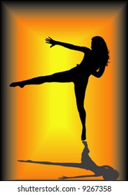 girl silhouettes