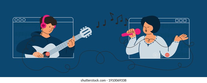 127 Guitar duo Stock Illustrations, Images & Vectors | Shutterstock